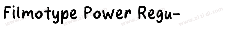 Filmotype Power Regu字体转换